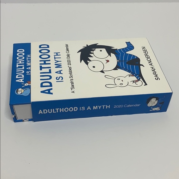 Adulthood Is A Myth | 2020 Daily Desk Calendar Pandemic Memorabilia History Note - Picture 2 of 5